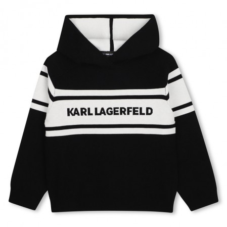 Hanorac copii Karl Lagerfeld pentru baiat cu inscriptie